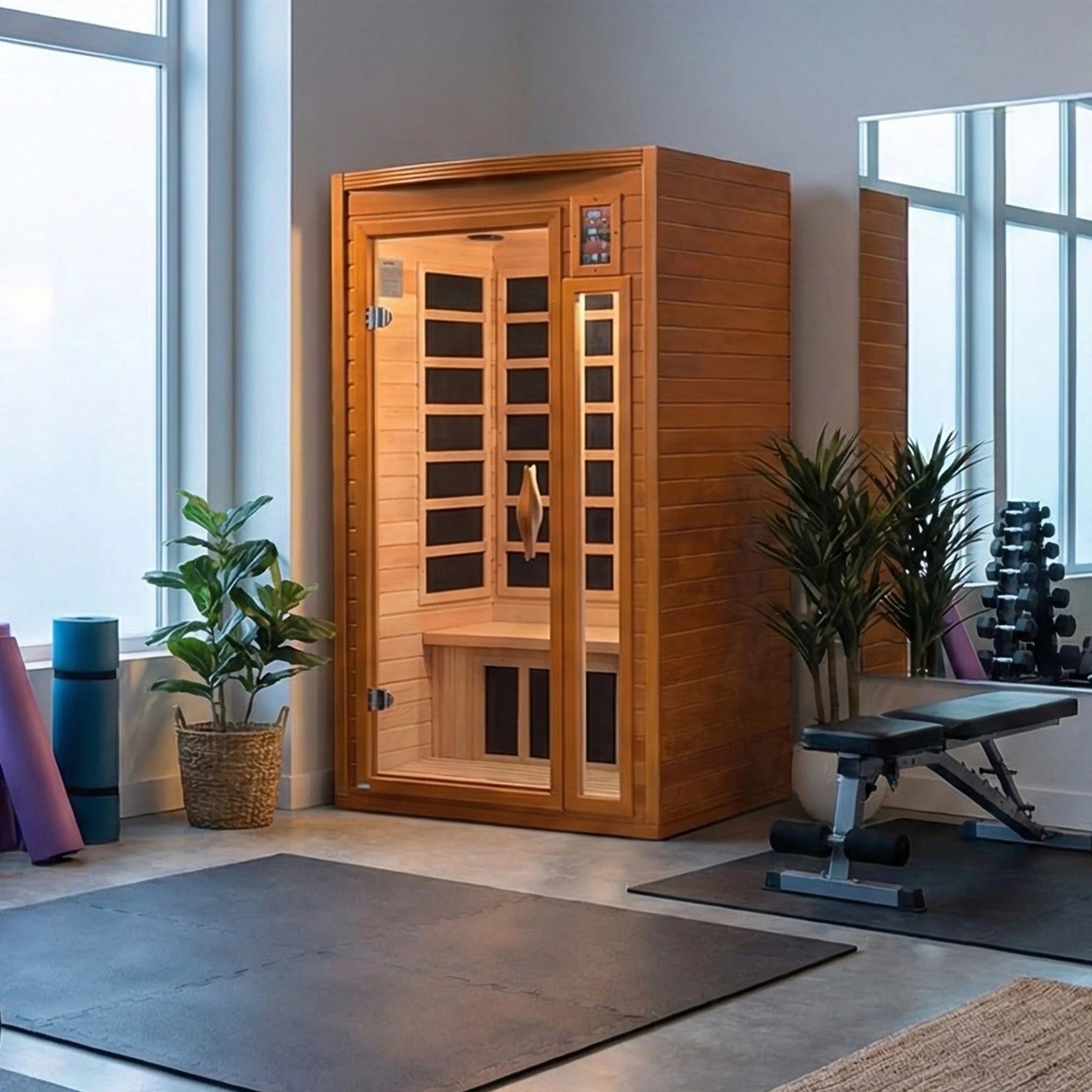 Barcelona 1 to 2 Person Low EMF FAR Infrared Home Sauna