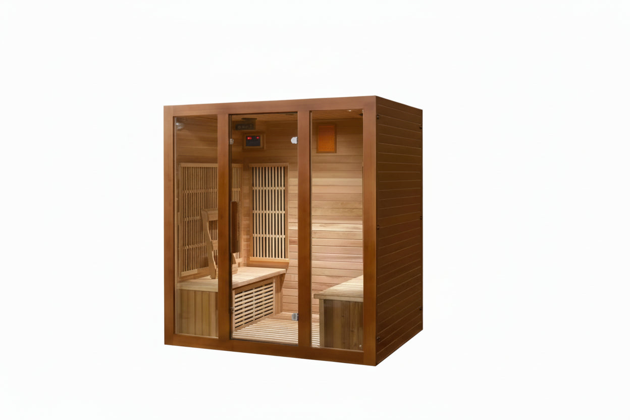 Roslyn 4-Person Infrared Cedar Sauna
