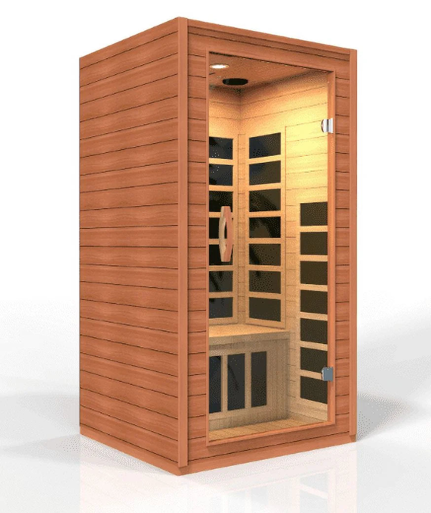 Dynamic Cordoba Elite 2-Person Ultra Low EMF (Under 3MG) FAR Infrared Sauna (Canadian Hemlock)