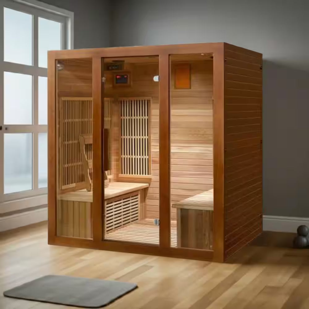 Roslyn 4-Person Infrared Cedar Sauna
