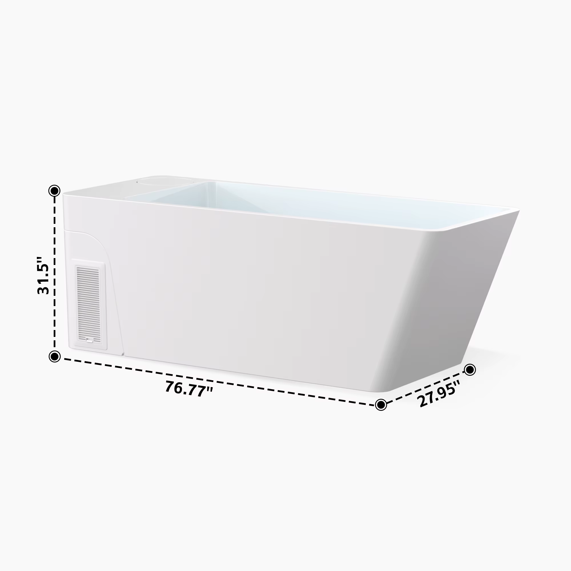 Athlete Recovery Therapy Ice Bath Tub with Wifi Control